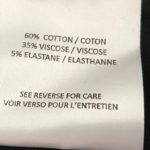 Judith & Charles Basil Bermuda Pant Shorts in Cotton + Viscose Black Sz 10 NWT - Picture 11 of 12